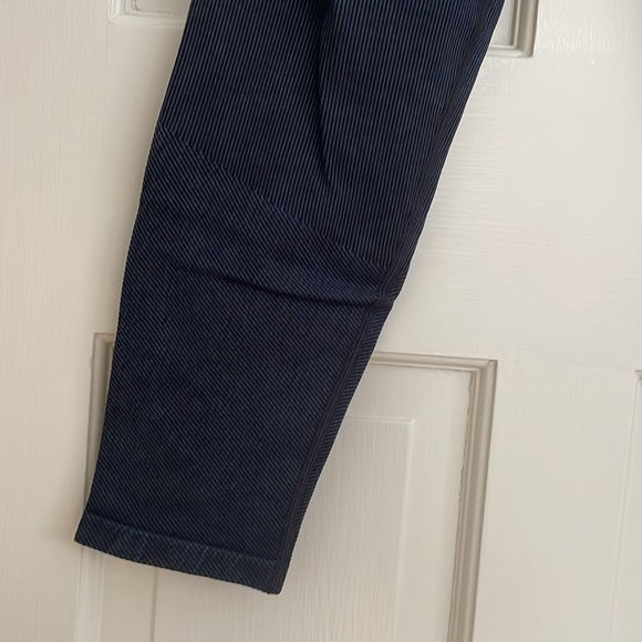 NWOT JoyLab High Rise Dark Blue Ribbed Seamless Leggings - Picture 6 of 8